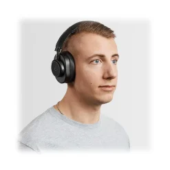 Master & Dynamic Master & Dynamic - MW65 - Black Metal / Black Leather - Active Noise-Cancelling Wireless Headphones - Premium Quality - Avvenice