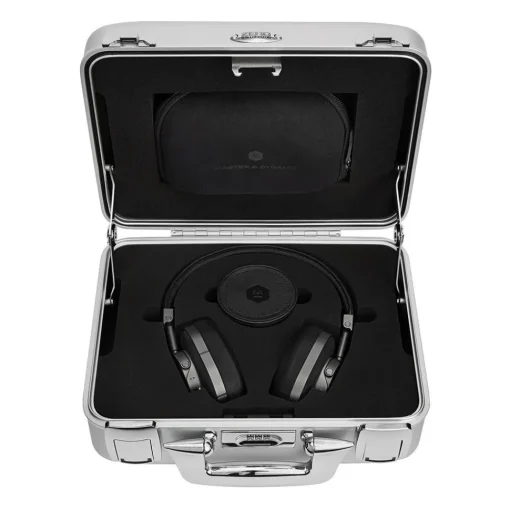 Master & Dynamic Master & Dynamic - MW60 - Halliburton Case - Gunmetal / Black Leather - Premium High Quality Wireless Over-Ear Headphones - Avvenice^ Audio | Audio
