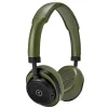 Master & Dynamic Master & Dynamic - MW50 - Silver Metal / Brown Leather - Premium High Quality and Performance Wireless On-Ear Headphones - Avvenice