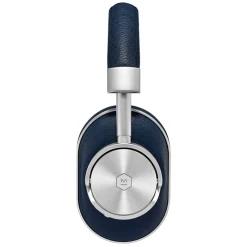Master & Dynamic Master & Dynamic - MW60 - Silver Metal / Navy Leather - Premium High Quality and Performance Wireless Over-Ear Headphones - Avvenice