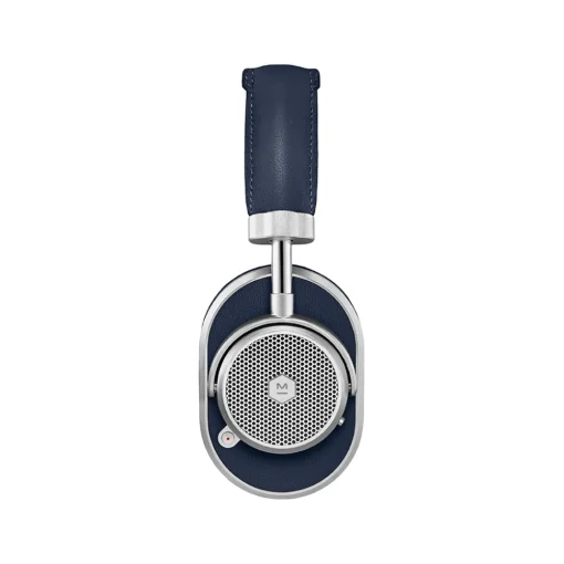 Master & Dynamic Master & Dynamic - MW65 - Silver Metal / Navy Leather - Active Noise-Cancelling Wireless Headphones - Premium Quality - Avvenice^ Audio | Audio