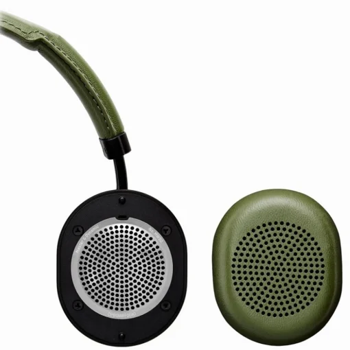 Master & Dynamic Master & Dynamic - MW50 - Silver Metal / Brown Leather - Premium High Quality and Performance Wireless On-Ear Headphones - Avvenice