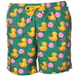 MC2 Saint Barth - Boxer Swimsuit in Duck Pattern - Green - Luxury Exclusive Collection - Avvenice^ Swimwear