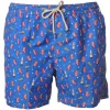 MC2 Saint Barth - Boxer Swimsuit in CocaCola and Pizza Pattern - Blue - Luxury Exclusive Collection - Avvenice^ Swimwear