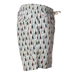 MC2 Saint Barth - Boxer Swimsuit Bellavista - White Pattern - Luxury Exclusive Collection - Avvenice^ Swimwear