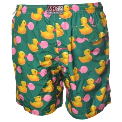 MC2 Saint Barth - Boxer Swimsuit in Duck Pattern - Green - Luxury Exclusive Collection - Avvenice^ Swimwear