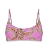 MC2 Saint Barth - Cashmere Pattern Bikini Top - Pink - Luxury Exclusive Collection - Avvenice