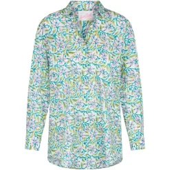 MC2 Saint Barth - Classic Shirt with Floral Print - Aqua Green - Luxury Exclusive Collection - Avvenice