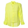 MC2 Saint Barth - Linen Shirt - Fluo Yellow - Luxury Exclusive Collection - Avvenice