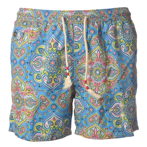 MC2 Saint Barth - Swimsuit Lighting 70 Mahal 17 - Light Blue Pattern - Luxury Exclusive Collection - Avvenice^ Swimwear
