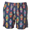 MC2 Saint Barth - Swimsuit Gustavia - Blue Pattern - Luxury Exclusive Collection - Avvenice^ Swimwear