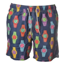 MC2 Saint Barth - Swimsuit Gustavia - Blue Pattern - Luxury Exclusive Collection - Avvenice^ Swimwear