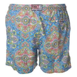 MC2 Saint Barth - Swimsuit Lighting 70 Mahal 17 - Light Blue Pattern - Luxury Exclusive Collection - Avvenice^ Swimwear