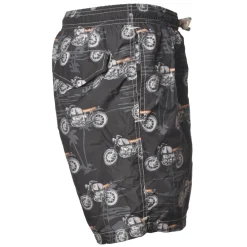 MC2 Saint Barth - Swimsuit in Motorcycle Pattern - Black - Luxury Exclusive Collection - Avvenice^ Swimwear