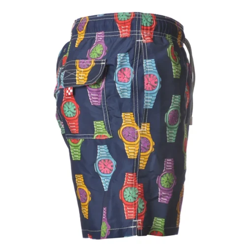 MC2 Saint Barth - Swimsuit Gustavia - Blue Pattern - Luxury Exclusive Collection - Avvenice^ Swimwear