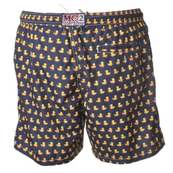 MC2 Saint Barth - Swimsuit Lighting Microfantasy Ducks - Blue Pattern - Luxury Exclusive Collection - Avvenice^ Swimwear