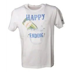 MC2 Saint Barth - T-Shirt Happy Ending - White - Luxury Exclusive Collection - Avvenice^ T-shirt