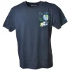 MC2 Saint Barth - T-Shirt with Bottles Print Weekly Plan - Blue - Luxury Exclusive Collection - Avvenice^ T-shirt