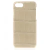 2 ME Style - Case Croco Beige - iPhone 8 / 7 - Leather Cover - Avvenice