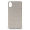 2 ME Style - Case Croco Beige - iPhone XS Max - Crocodile Leather Cover - Avvenice