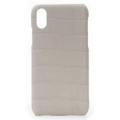 2 ME Style - Case Croco Beige - iPhone XS Max - Crocodile Leather Cover - Avvenice