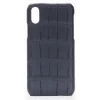 2 ME Style - Case Croco Black - iPhone XR - Crocodile Leather Cover - Avvenice