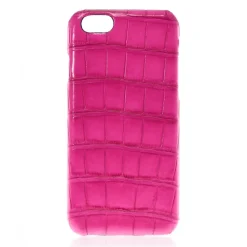 2 ME Style - Case Croco Fuchsia - iPhone 8 Plus / 7 Plus - Leather Cover - Avvenice^ Case