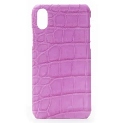 2 ME Style - Case Croco Fucsia - iPhone X / XS - Crocodile Leather Cover - Avvenice^ Case