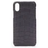 2 ME Style - Case Croco Marron - iPhone XR - Crocodile Leather Cover - Avvenice^ Case