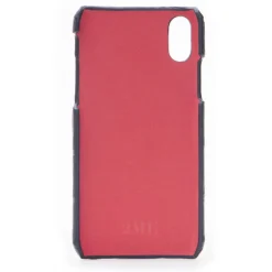 2 ME Style - Case Fingers Croco Black / Red - iPhone XR - Crocodile Leather Cover - Avvenice^ Case