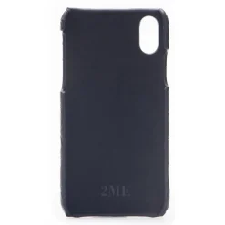 2 ME Style - Case Fingers Croco Black / Black - iPhone X / XS - Crocodile Leather Cover - Avvenice