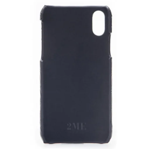 2 ME Style - Case Fingers Croco Black / Black - iPhone XS Max - Crocodile Leather Cover - Avvenice