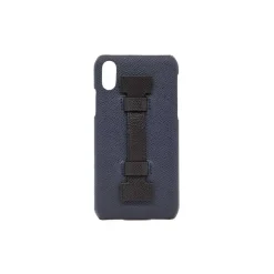 2 ME Style - Case Fingers Leather Blue / Black - iPhone XR - Leather Cover - Avvenice