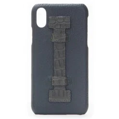 2 ME Style - Case Fingers Leather Green / Croco Green - iPhone XR - Crocodile Leather Cover - Avvenice