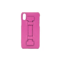 2 ME Style - Case Fingers Leather Fucsia - iPhone X / XS - Leather Cover - Avvenice^ Case