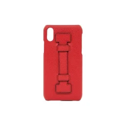 2 ME Style - Case Fingers Leather Red - iPhone X / XS - Leather Cover - Avvenice^ Case