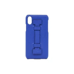 2 ME Style - Case Fingers Leather Blue - iPhone XS Max - Leather Cover - Avvenice^ Case
