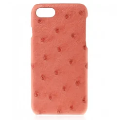 2 ME Style - Case Ostrich Begonia - iPhone 8 Plus / 7 Plus - Leather Cover - Avvenice^ Case