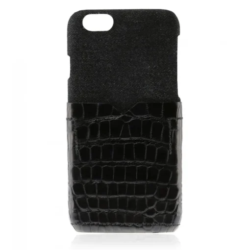 2 ME Style - Case Rebel Rider - iPhone 8 / 7 - Leather and Denim Cover - Avvenice