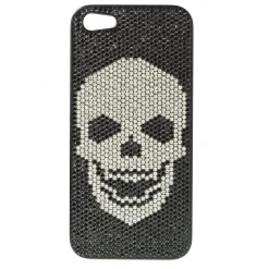 2 ME Style - Case Swarovski Skull Black Diamond - iPhone 5/SE - Avvenice^ Case