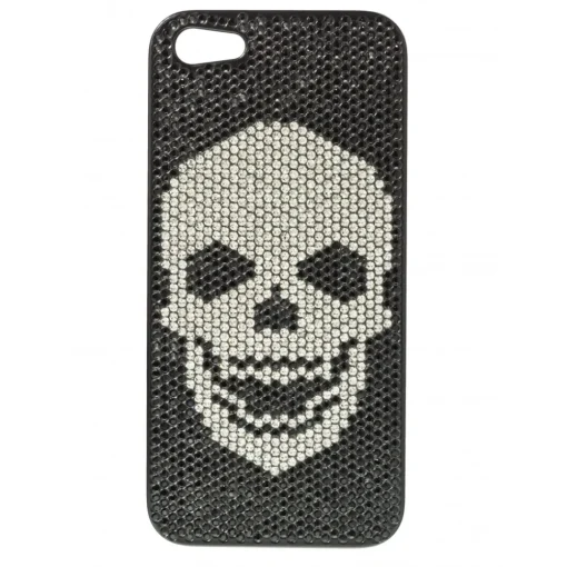 2 ME Style - Case Swarovski Skull Black Diamond - iPhone 5/SE - Avvenice^ Case
