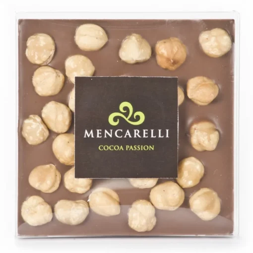 Mencarelli Cocoa Passion - Milk Chocolate and Hazelnut - Tablet Chocolate 80 g - Avvenice^ Sweets
