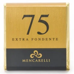 Mencarelli Cocoa Passion - Dark Chocolate Bar 75 % - Chocolate Bar 50 g - Avvenice^ Sweets