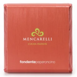 Mencarelli Cocoa Passion - Dark Chocolate Bar with Chilli Pepper - Chocolate Bar 50 g - Avvenice^ Sweets