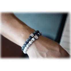 Mikol Marmi - Agate Gemstone Marble Beaded Bracialet - Real Marble - Collection - Avvenice^ Other Accessories