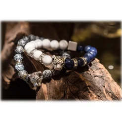 Mikol Marmi - Agate Gemstone Marble Beaded Bracialet - Real Marble - Collection - Avvenice^ Other Accessories