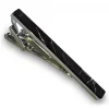 Mikol Marmi - Black Marquina Gemstone Marble Tie Bar - Real Marble - Collection - Avvenice^ Ties & Bow Ties