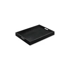 Mikol Marmi - Black Wooden Trays - Medium - Real Marble - Living - Collection - Avvenice