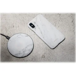 Mikol Marmi - Carrara White Marble iPhone Case - iPhone X / XS - Real Marble - iPhone Cover - Apple - Collection - Avvenice