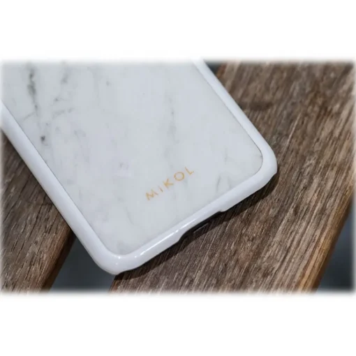 Mikol Marmi - Carrara White Marble iPhone Case - iPhone X / XS - Real Marble - iPhone Cover - Apple - Collection - Avvenice